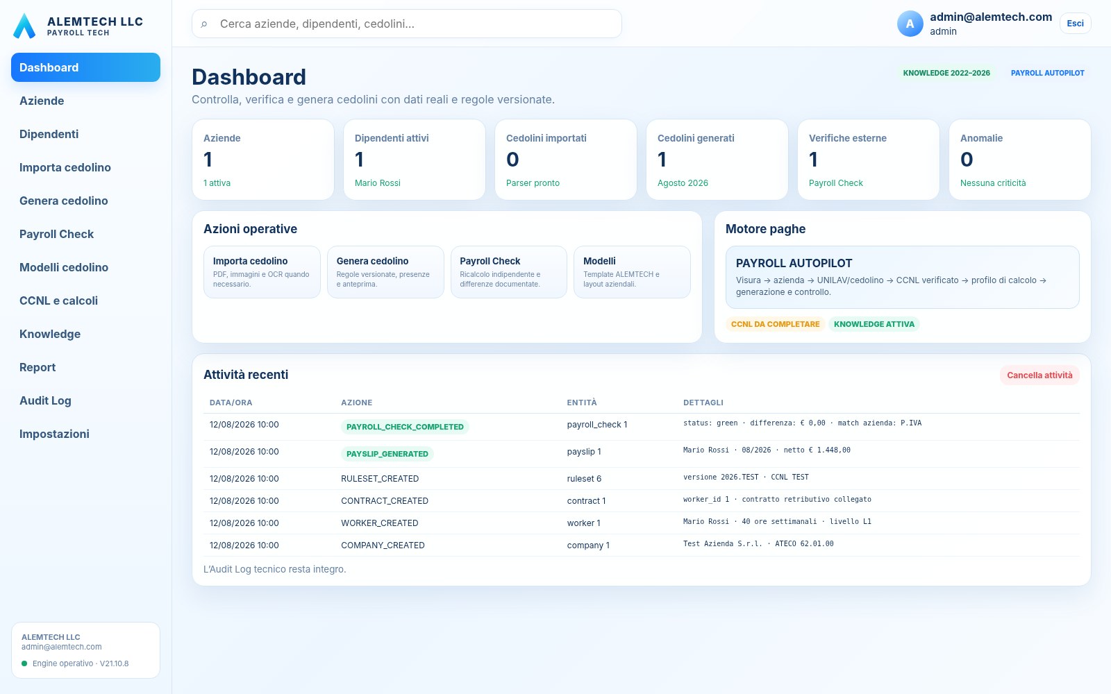 Screenshot ALEMTECH PAYROLL TECH