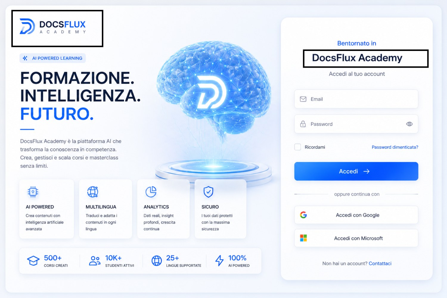 Screenshot DOCFLOX ACADEMY